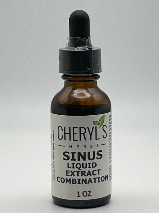 Cheryl's Herbs Sinus Liquid Extract Combination-Organic- Support for Respiratory System Health