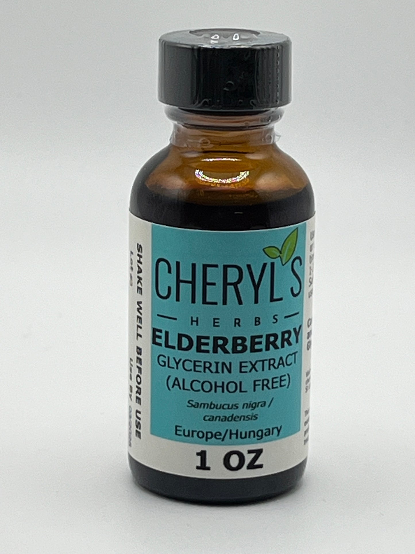 Cheryls Herbs Elderberry (Sambucus Nigra) Glycerin Extract- Organic- Immune System Support