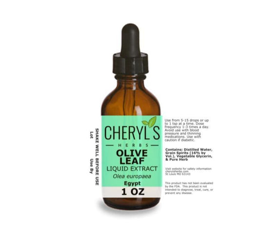 OLIVE LEAF LIQUID EXTRACT - Cheryls Herbs