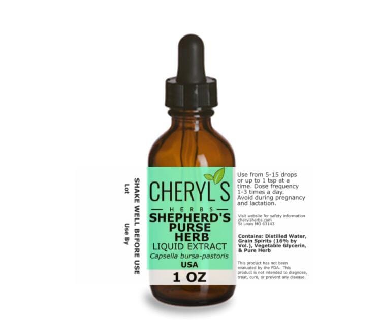 SHEPHERDS PURSE HERB LIQUID EXTRACT - Cheryls Herbs