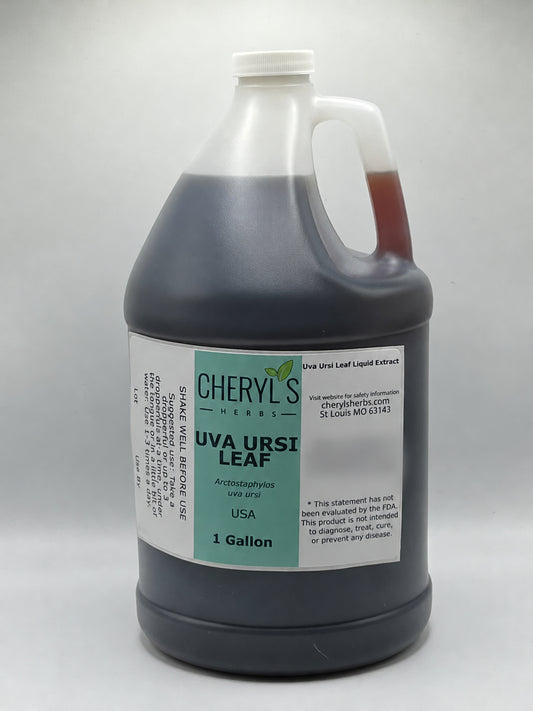 Cheryl’s Herbs uva-ursi gallon container