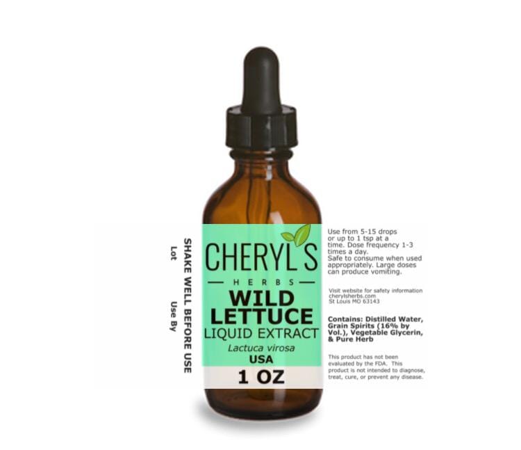 WILD LETTUCE LIQUID EXTRACT - Cheryls Herbs