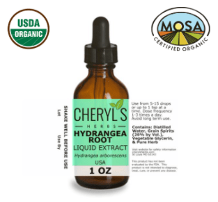 HYDRANGEA ROOT LIQUID EXTRACT - ORGANIC - Cheryls Herbs