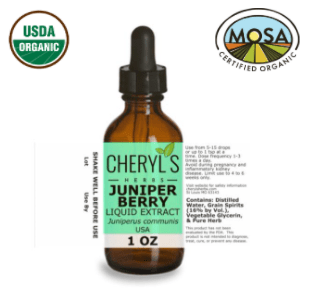 JUNIPER BERRY EXTRACT * - ORGANIC - Cheryls Herbs