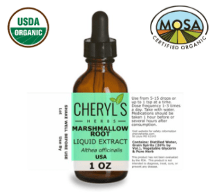 MARSHMALLOW ROOT LIQUID EXTRACT - ORGANIC - Cheryls Herbs