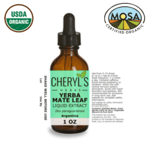 YERBA MATE LIQUID EXTRACT - ORGANIC - Cheryls Herbs