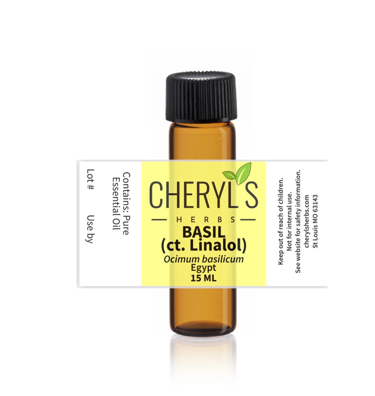 BASIL ct. Linalol  ESSENTIAL OIL * - Cheryls Herbs