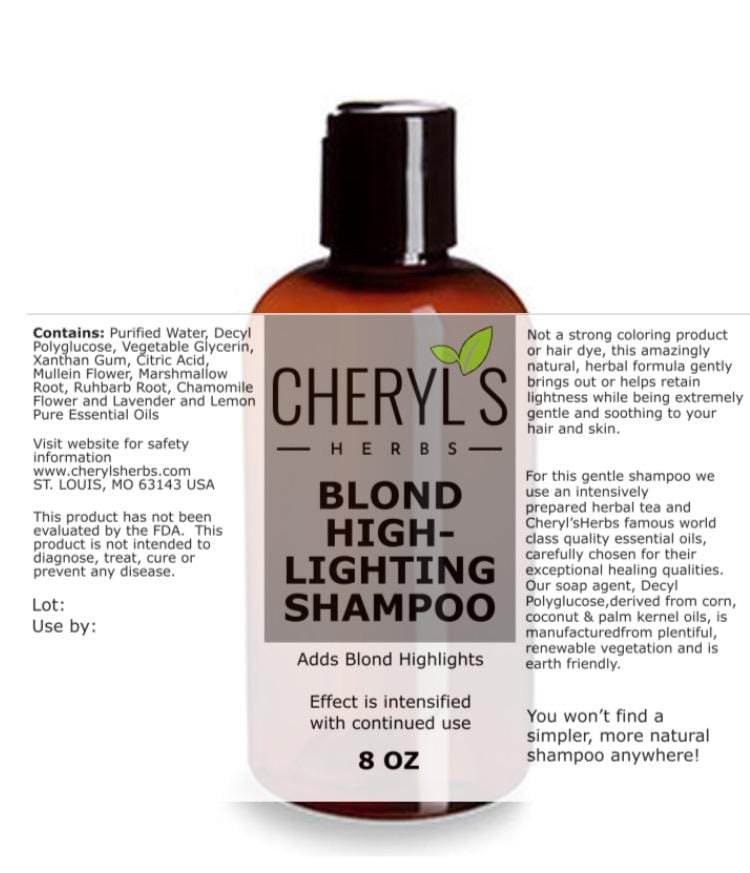 BLOND HIGHLIGHTING SHAMPOO - Cheryls Herbs