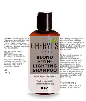 BLOND HIGHLIGHTING SHAMPOO - Cheryls Herbs