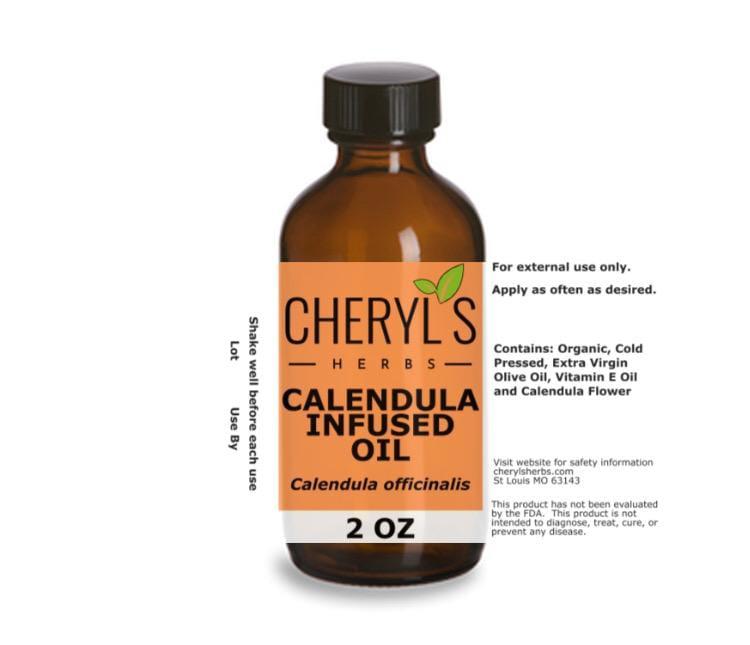 CALENDULA INFUSED OIL - Cheryls Herbs