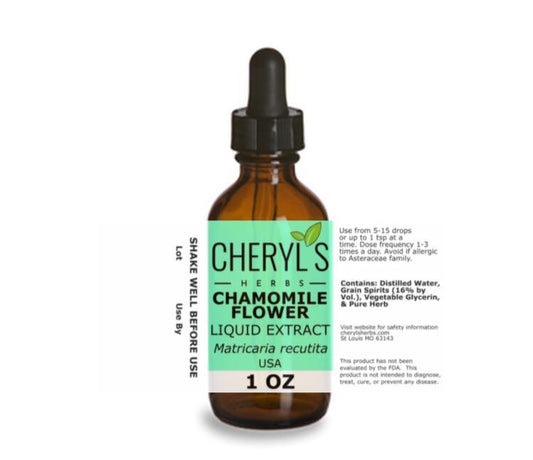 CHAMOMILE FLOWER LIQUID EXTRACT - Cheryls Herbs