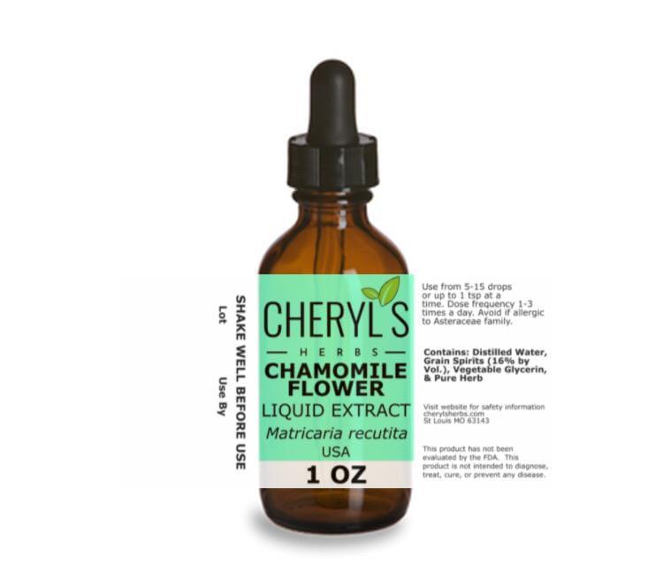 CHAMOMILE FLOWER GLYCERIN EXTRACT - Cheryls Herbs