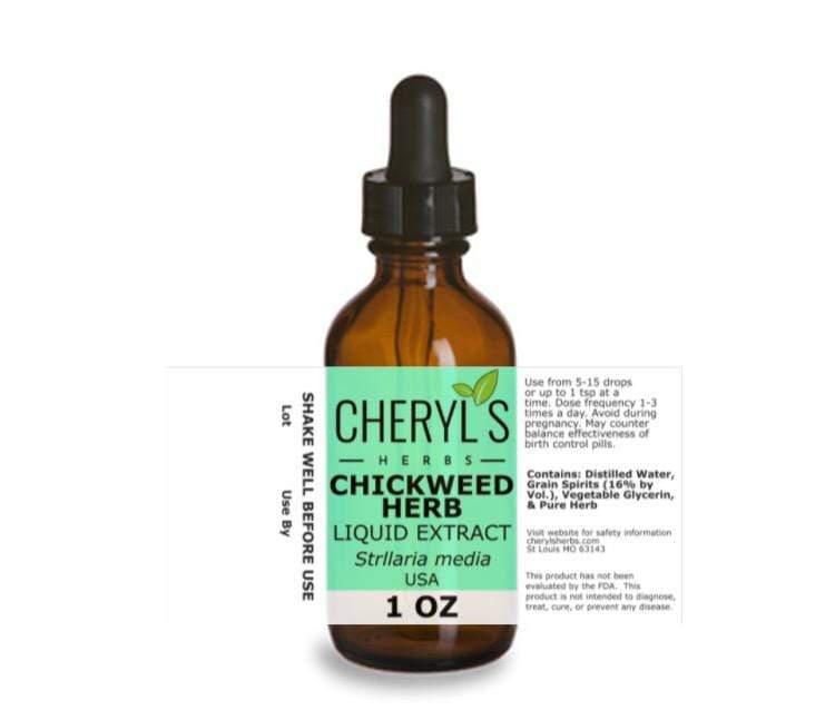 CHICKWEED HERB LIQUID EXTRACT - Cheryls Herbs