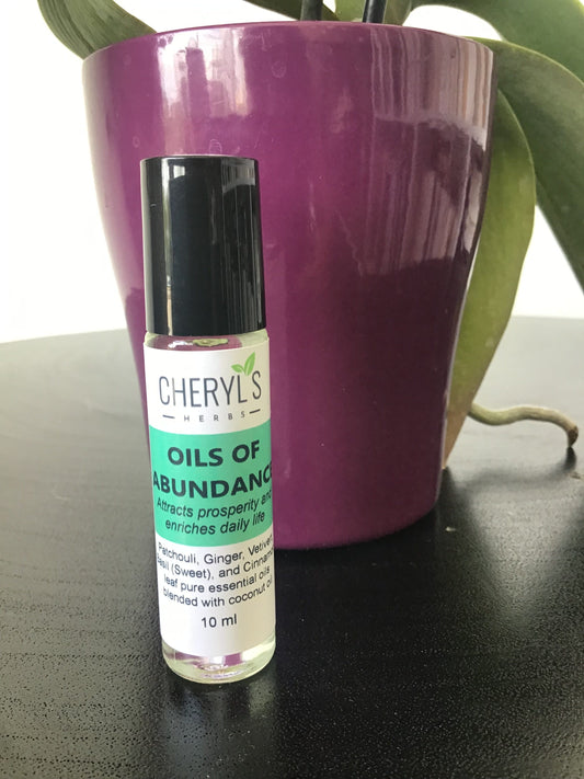 OILS OF ABUNDANCE MIXTURE ROLL-ON - Cheryls Herbs