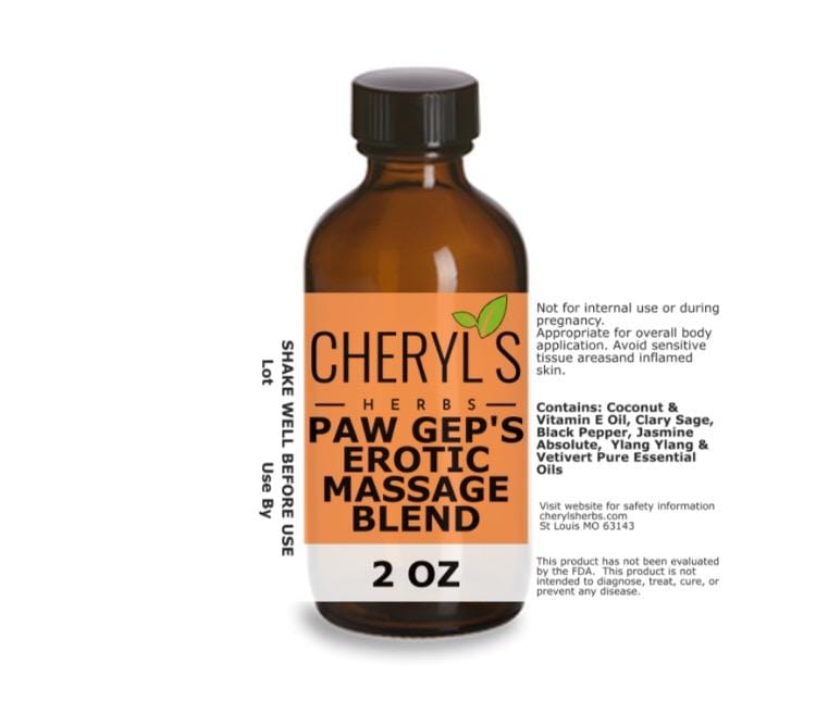 EROTIC MASSAGE BLEND Paw Gep's * - Cheryls Herbs