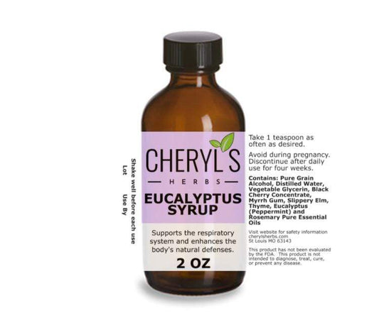 EUCALYPTUS SYRUP - Cheryls Herbs