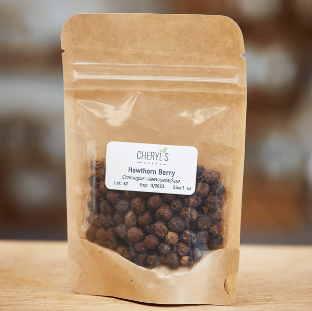 HAWTHORN BERRY whole or cut - CERTIFIED ORGANIC - Cheryls Herbs