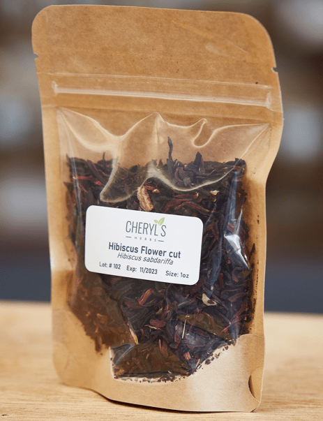 Organic Hibiscus (Hibiscus Sabdariffa) Dried Flowers Herbal Tea