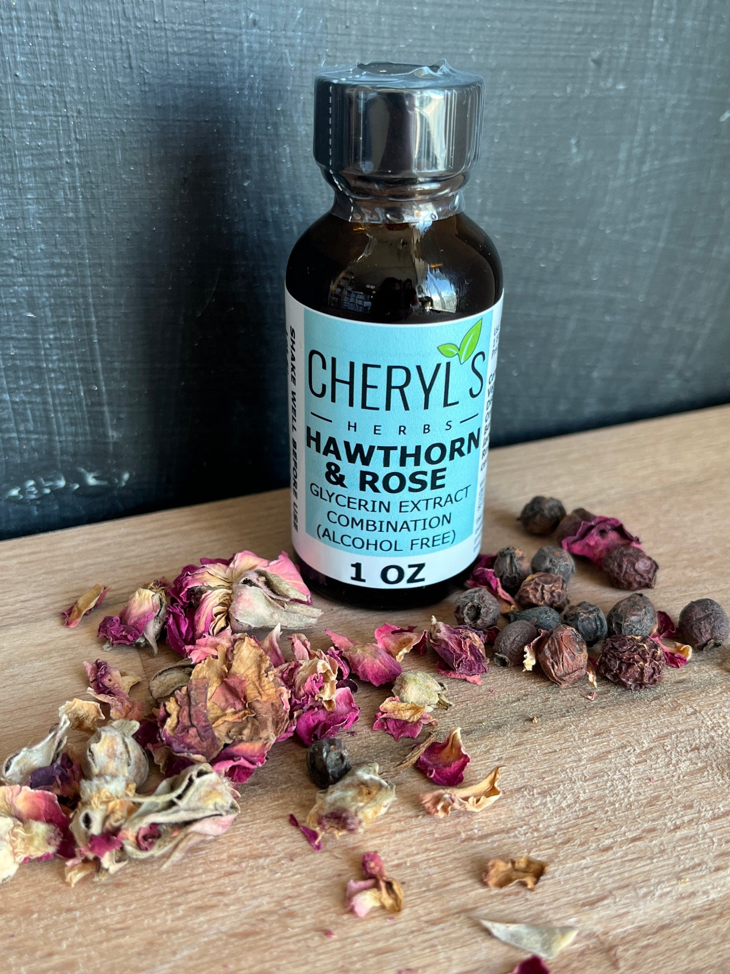 HAWTHORN ROSE GLYCERIN EXTRACT COMBINATION - Cheryls Herbs