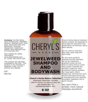 JEWELWEED SHAMPOO AND BODYWASH - Cheryls Herbs
