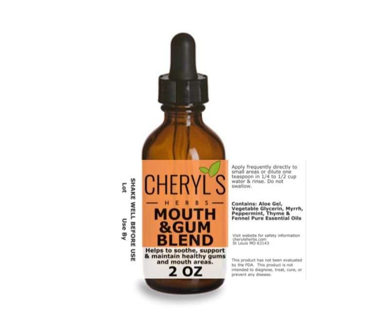 MOUTH GUM BLEND - Cheryls Herbs