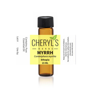 MYRRH ESSENTIAL OIL - Cheryls Herbs