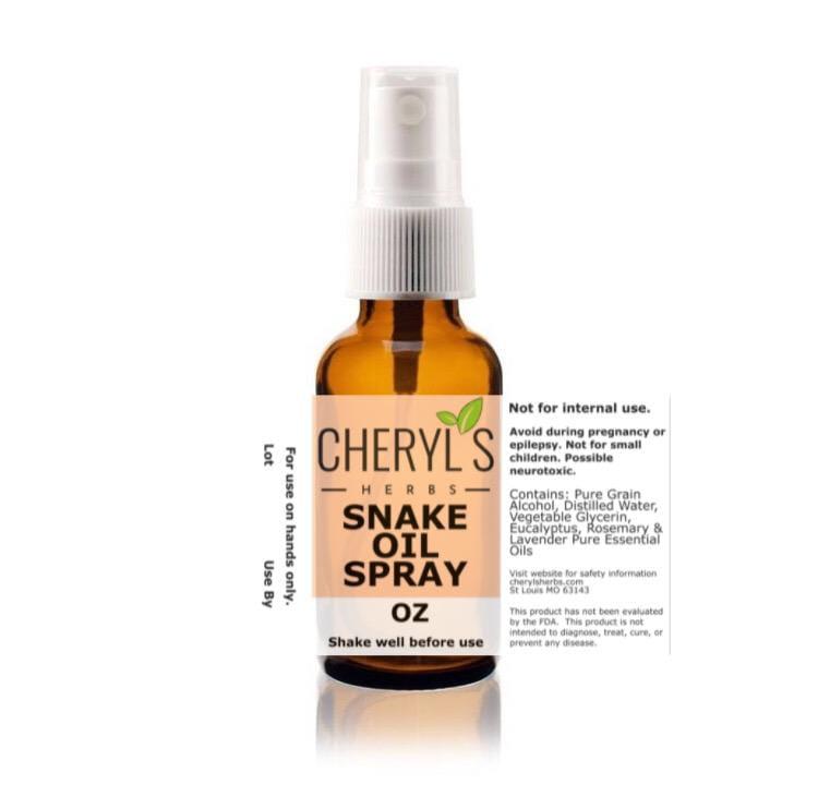 SNAKE OIL SPRAY - Cheryls Herbs