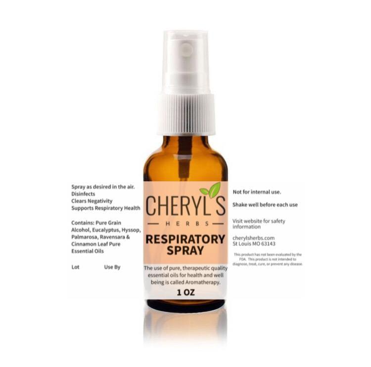 RESPIRATORY SPRAY - Cheryls Herbs