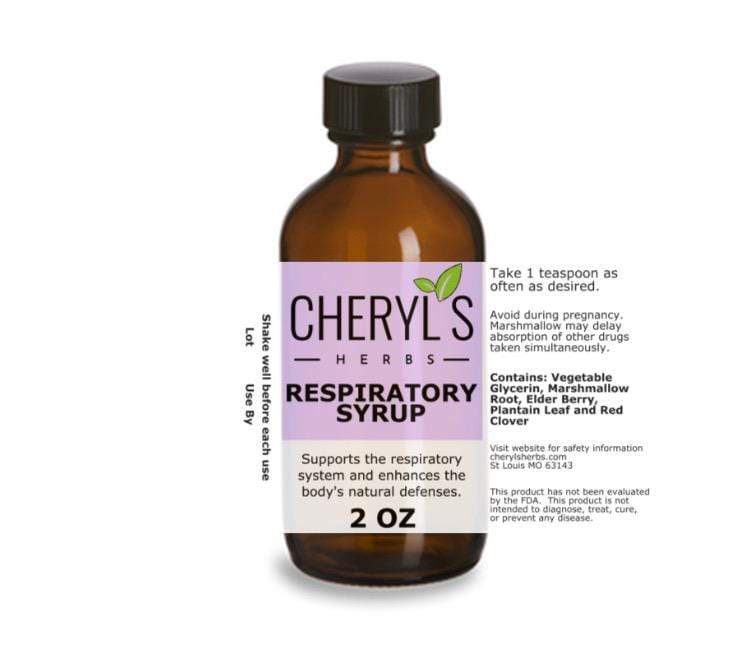 RESPIRATORY SYRUP - Cheryls Herbs