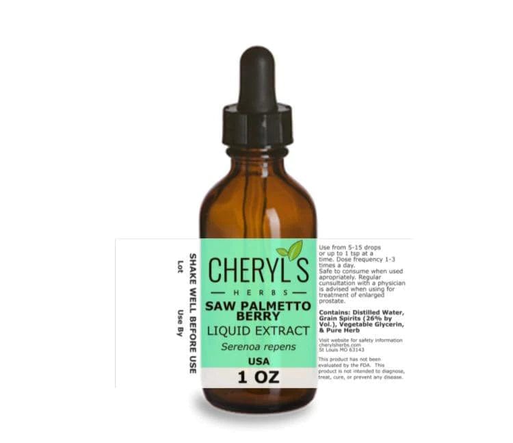 SAW PALMETTO BERRY LIQUID EXTRACT - Cheryls Herbs