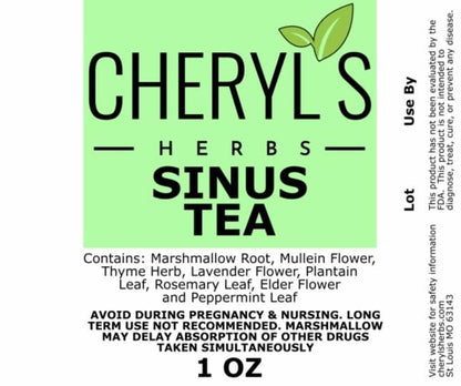 SINUS TEA - 100% ORGANIC - Cheryls Herbs
