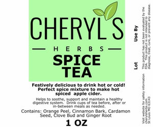 SPICE TEA - 100% ORGANIC - Cheryls Herbs