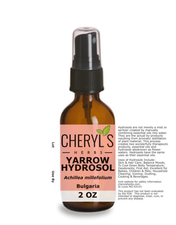 YARROW HYDROSOL - Cheryls Herbs