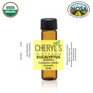 EUCALYPTUS RADIATA ESSENTIAL OIL - 100% ORGANIC - Cheryls Herbs