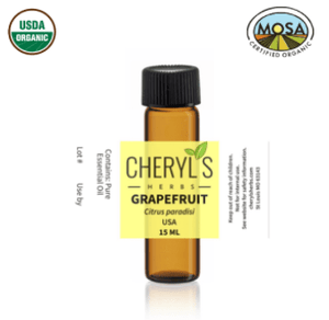 GRAPEFRUIT ESSENTIAL OIL - ORGANIC - Cheryls Herbs