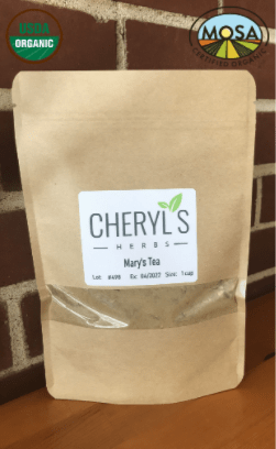 MARY'S TEA DRY - 100% ORGANIC - Cheryls Herbs