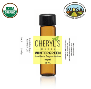 WINTERGREEN ESSENTIAL OIL - 100% ORGANIC - Cheryls Herbs